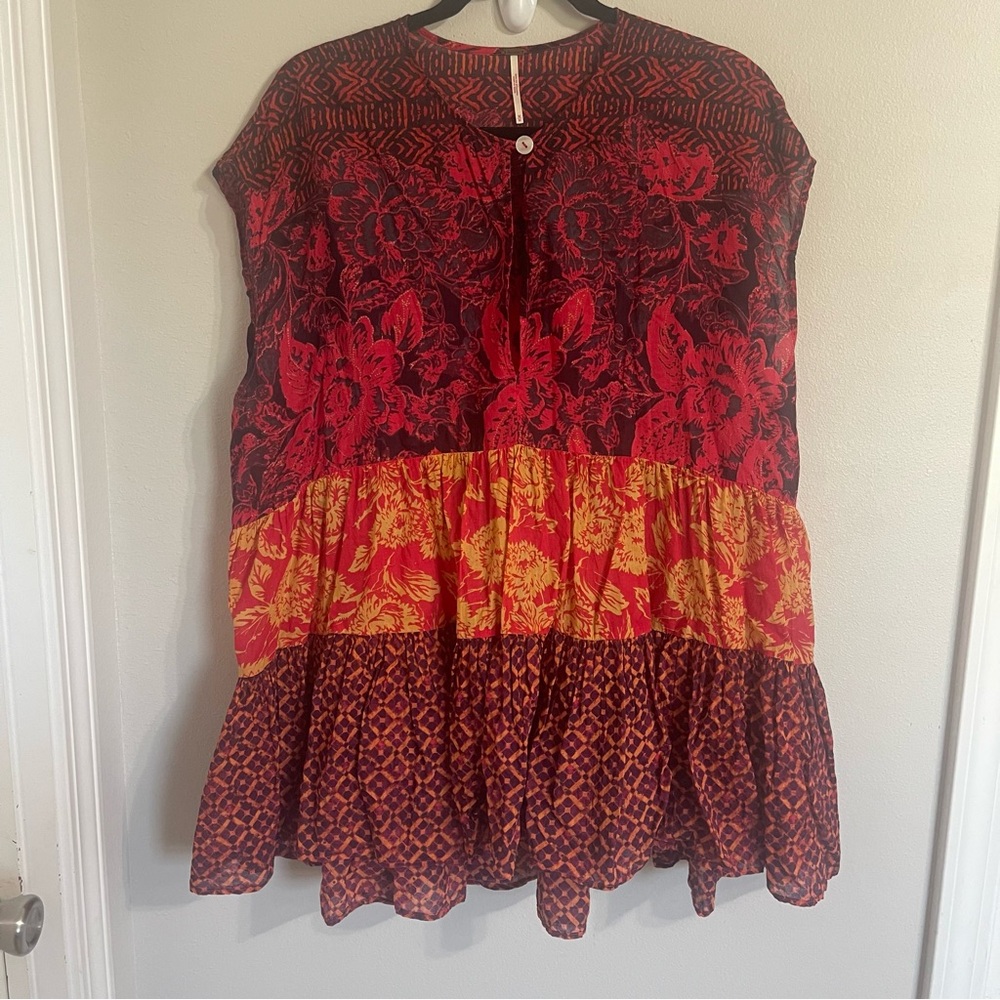 Free People Gotta Have it boho tunic top size medium